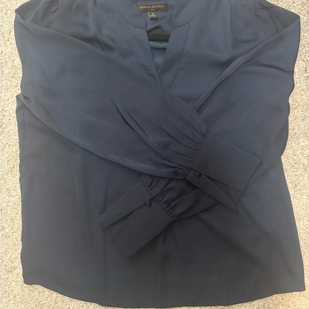 Banana Republic Deep Blue Blouse